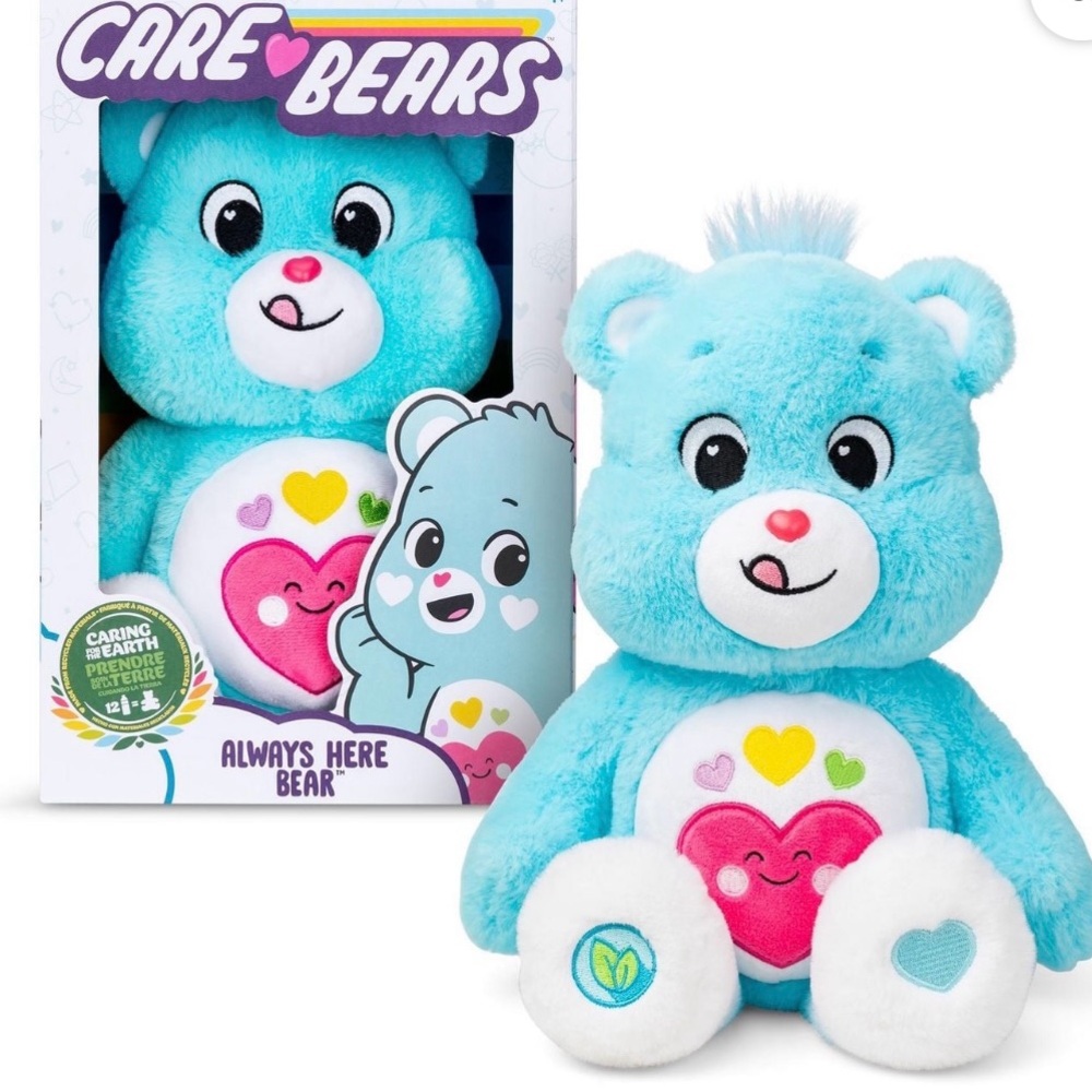 Care Bears Always Here Bear Plush Toy - Blue